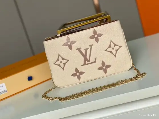 First bags ru reviews VUITTON POCHETTE LOUIS ZIP DOUBLE 0626